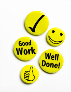 reward motivation button badges