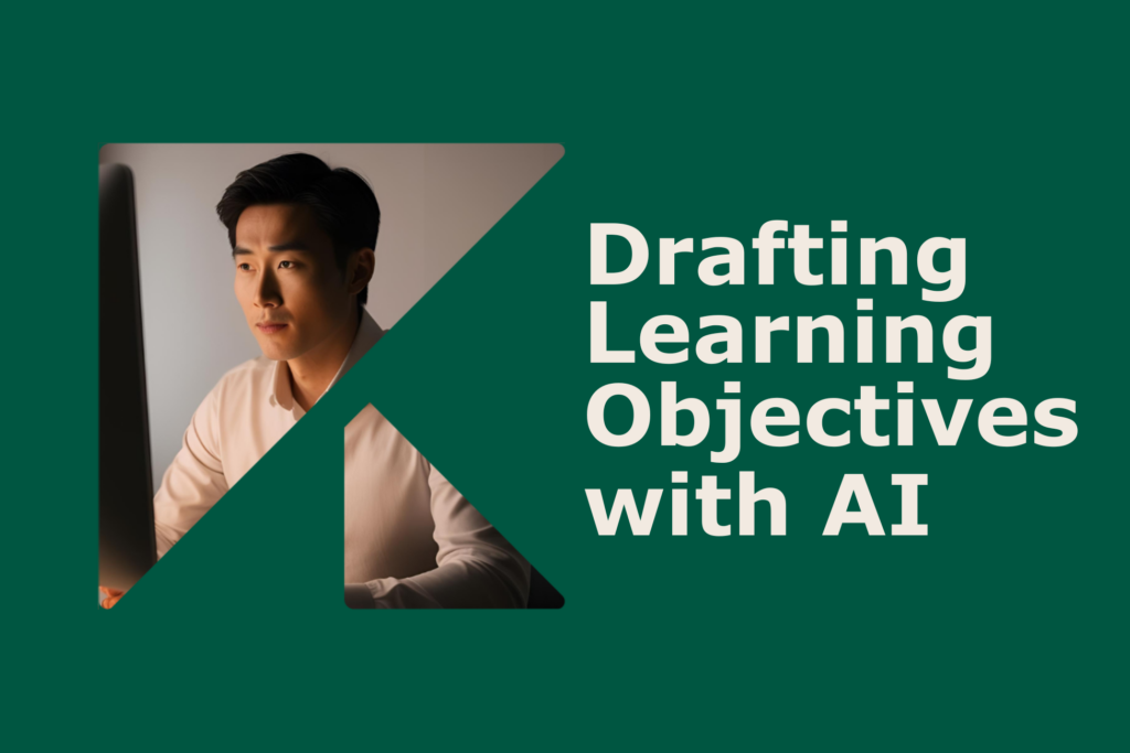 drafting learning objectives with AI
